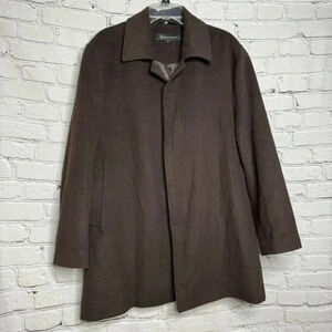 Bachrach Women’s Brown Wool Coat size Large